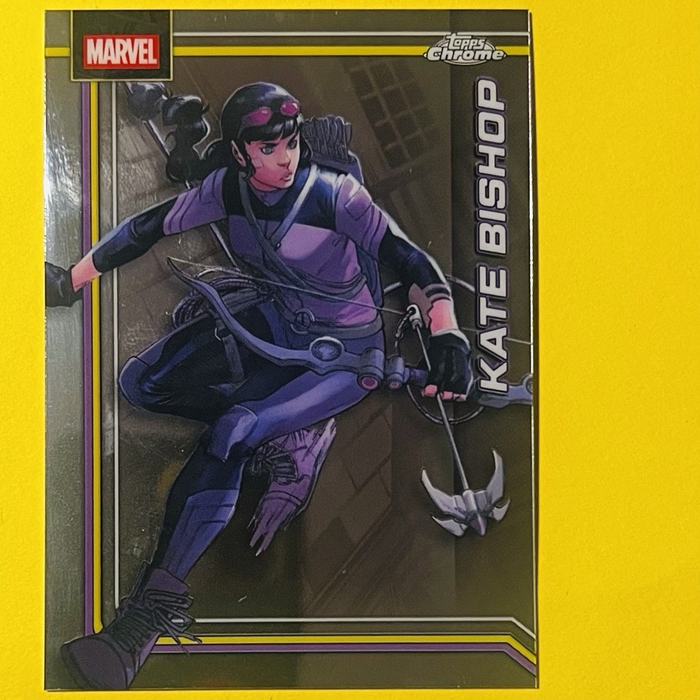 2026 Topps Chrome Marvel Kate Bishop #63 Hawkeye Young Avengers Base Card